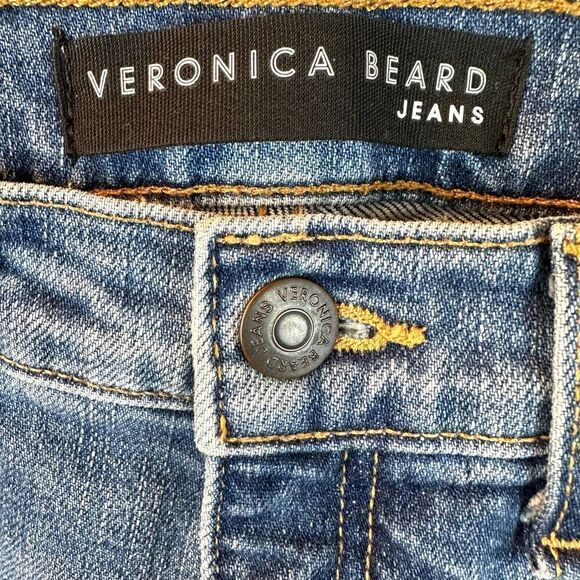 Veronica Beard Ines Girlfriend 10.75 in Blue Denim Jeans Sz 29 Read - Picture 4 of 8